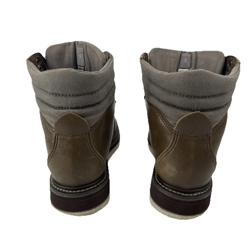 Simms  Guide Fly Fishing Wading Boots Men 7 Brown Leather Felt Sole Lace Up